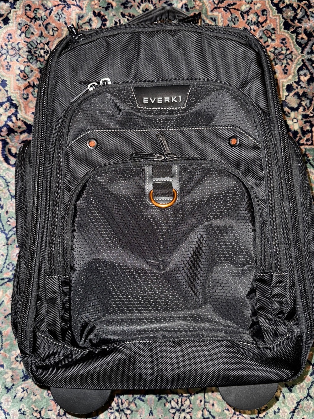 EVERKI ATLAS 30L WHEELED LAPTOP BACKPACK CARRY-ON TRAVEL ATLAS ORIGINAL - BLACK